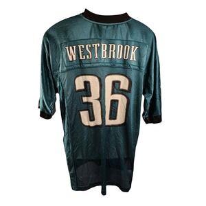 Vintage Reebok NFL Philadelphia Eagles Brian Westbrook 36 Jersey Men Large Y2K